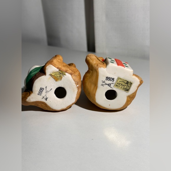 Vintage Homeco Christmas Teddy Bears Set of 2 - Picture 9 of 10